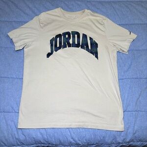 Jordan Men's Beige T-Shirt